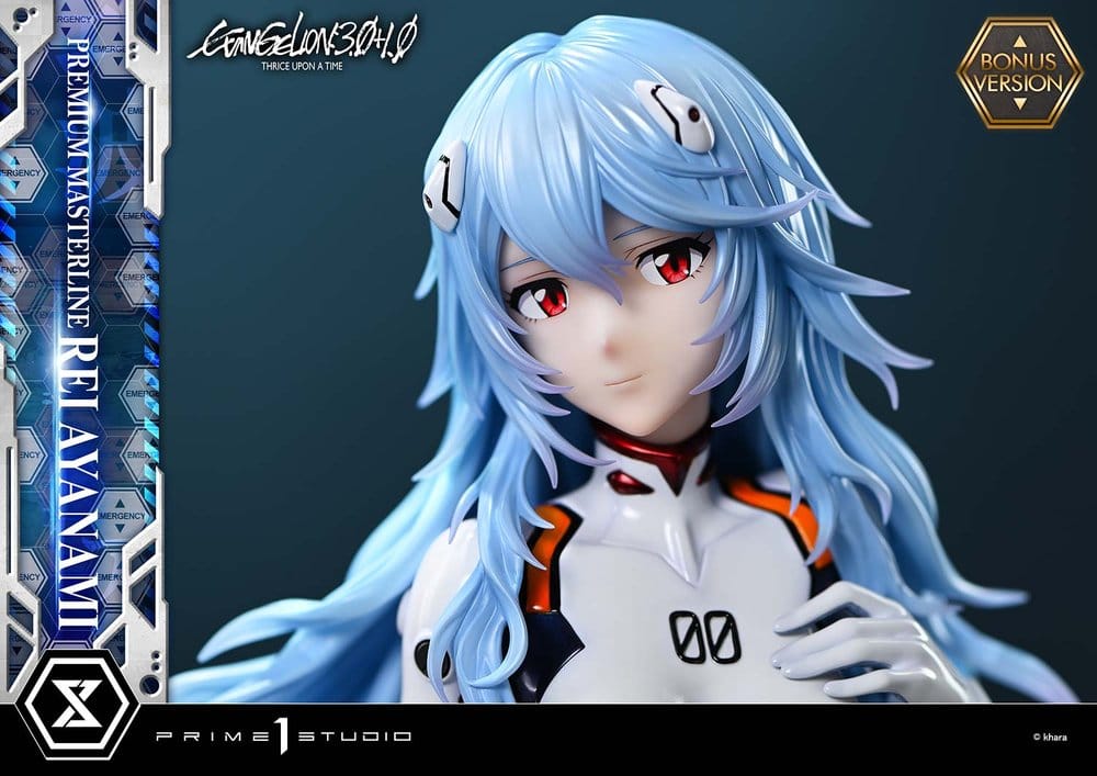 Evangelion: 3.0 + 1.0 Thrice Upon A Time Estatua Premium Masterline Series 1/4 Rei Ayanami Bonus Ver. 46 cm