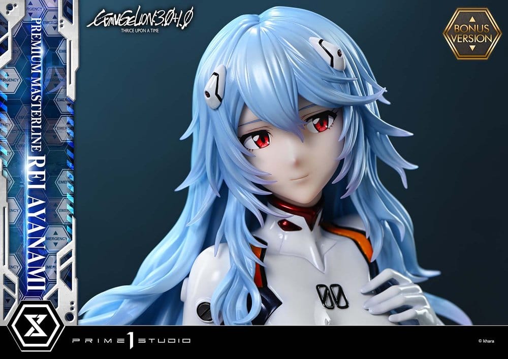Evangelion: 3.0 + 1.0 Thrice Upon A Time Estatua Premium Masterline Series 1/4 Rei Ayanami Bonus Ver. 46 cm