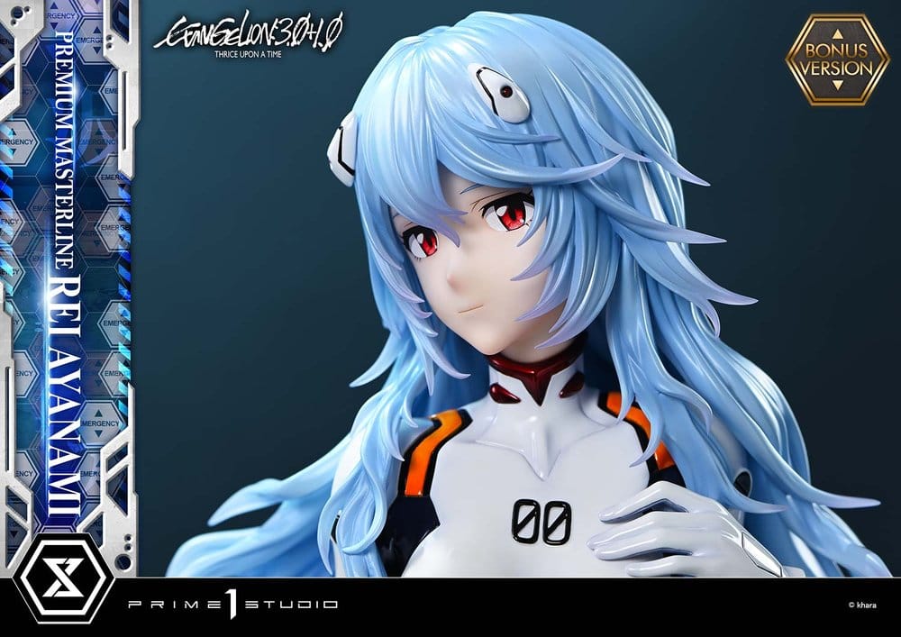Evangelion: 3.0 + 1.0 Thrice Upon A Time Estatua Premium Masterline Series 1/4 Rei Ayanami Bonus Ver. 46 cm