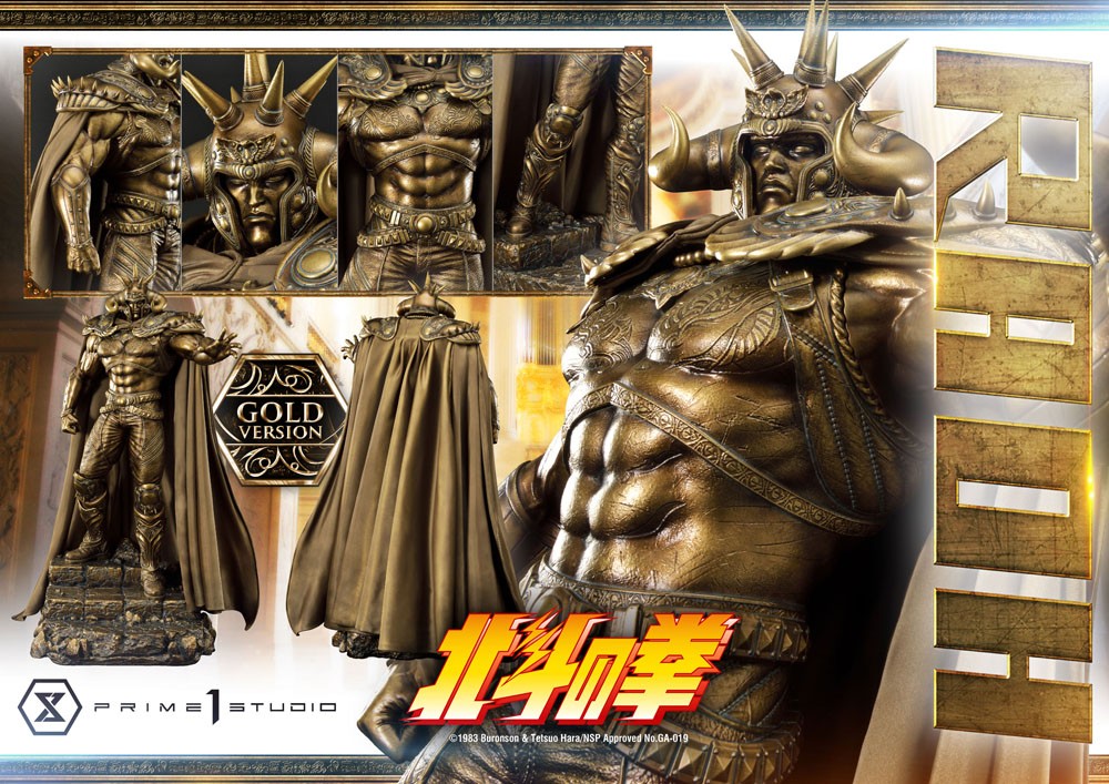 Fist of the North Star Estatua 1/4 Raoh Gold Version 78 cm - Z POP Toys
