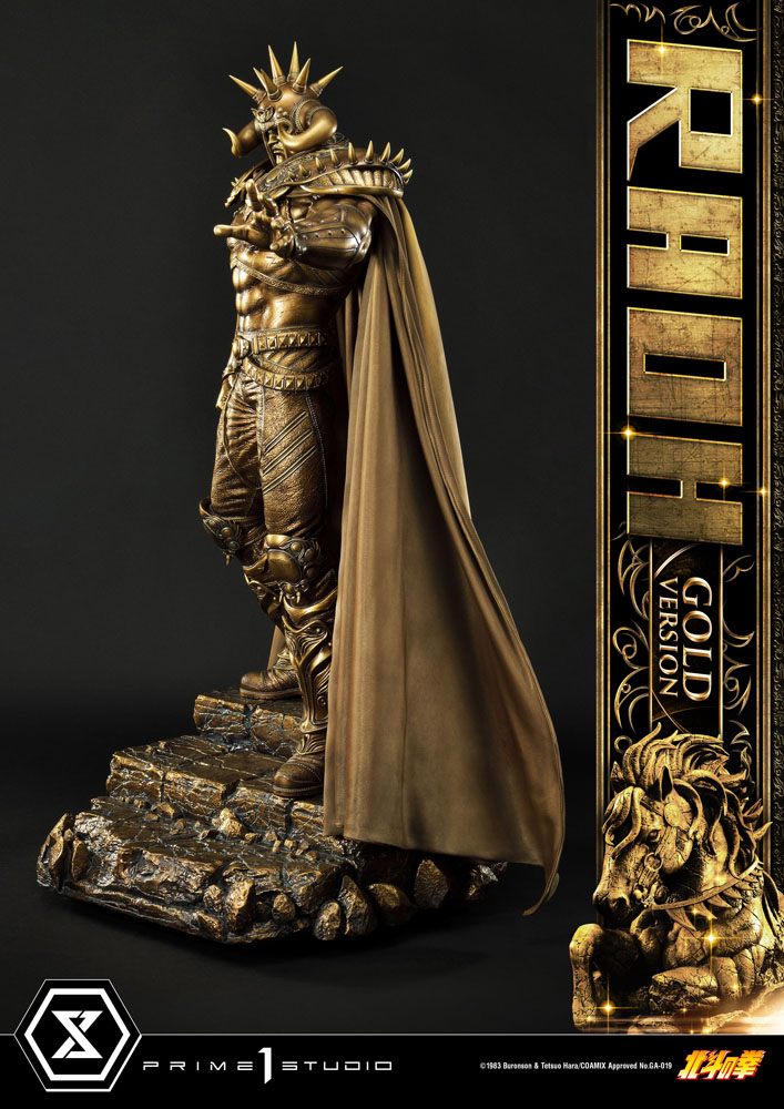 Fist of the North Star Estatua 1/4 Raoh Gold Version 78 cm - Z POP Toys