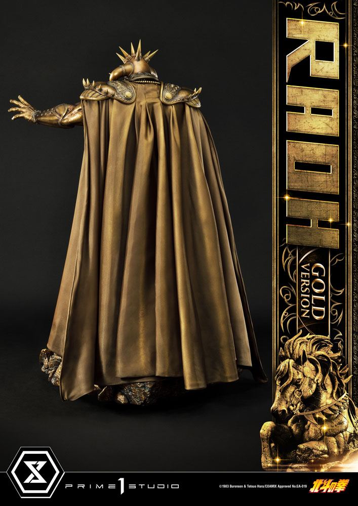 Fist of the North Star Estatua 1/4 Raoh Gold Version 78 cm - Z POP Toys