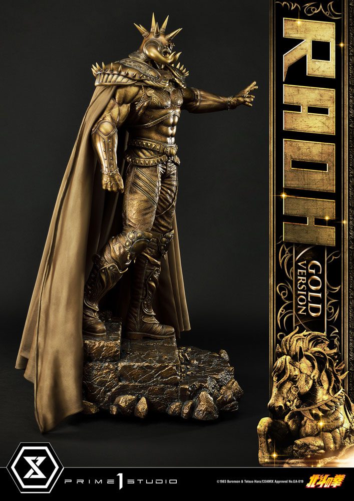 Fist of the North Star Estatua 1/4 Raoh Gold Version 78 cm - Z POP Toys