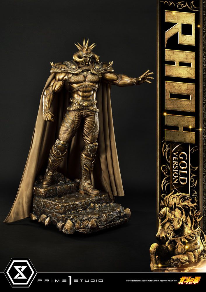 Fist of the North Star Estatua 1/4 Raoh Gold Version 78 cm - Z POP Toys