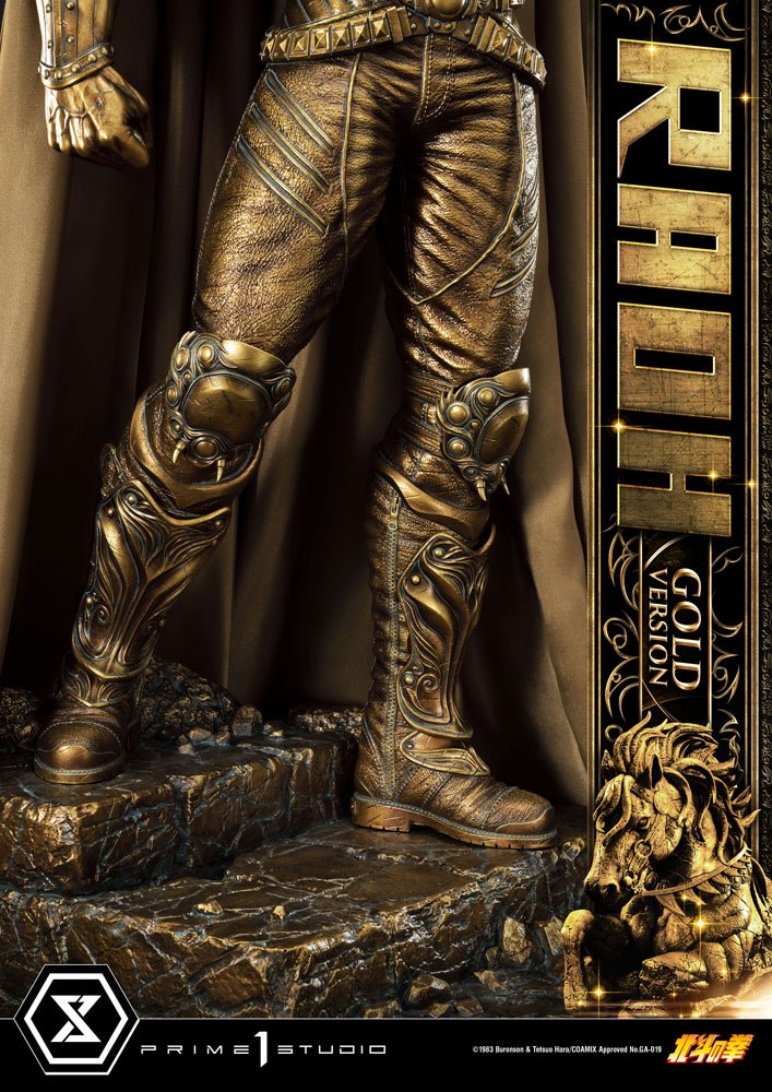 Fist of the North Star Estatua 1/4 Raoh Gold Version 78 cm - Z POP Toys