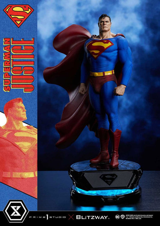DC Comics Estatua Premium Masterline Series 1/4 Superman Justice Comics 57 cm - Z POP Toys