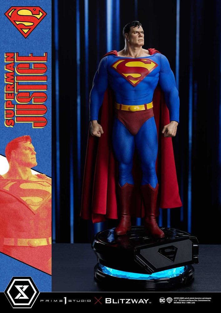 DC Comics Estatua Premium Masterline Series 1/4 Superman Justice Comics 57 cm - Z POP Toys
