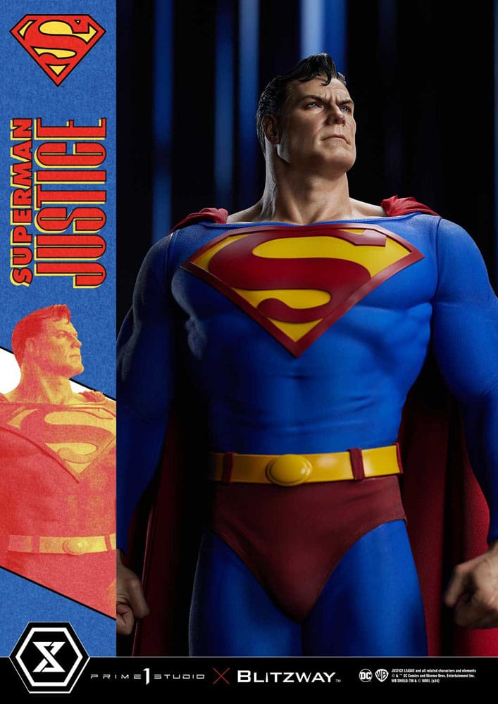 DC Comics Estatua Premium Masterline Series 1/4 Superman Justice Comics 57 cm - Z POP Toys