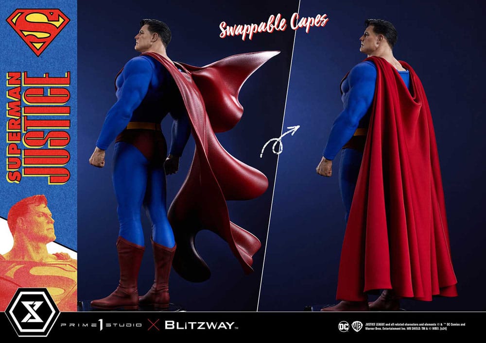 DC Comics Estatua Premium Masterline Series 1/4 Superman Justice Comics 57 cm - Z POP Toys
