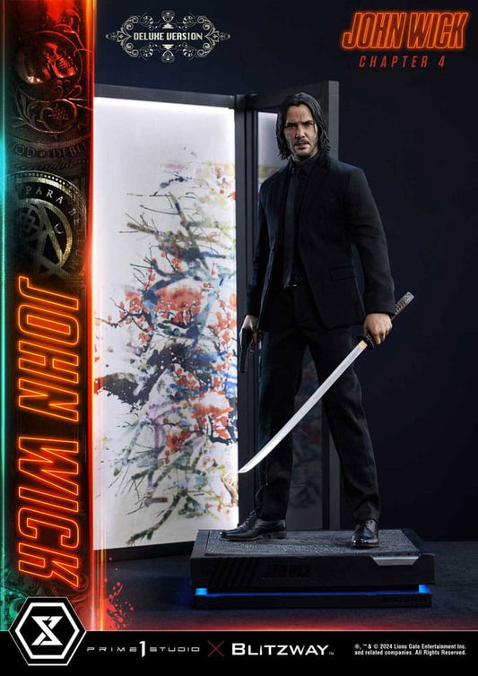 John Wick Chapter 4 Estatua Ultimate Premium Masterline Series 1/4 John Wick Deluxe Version 54 cm - Z POP Toys