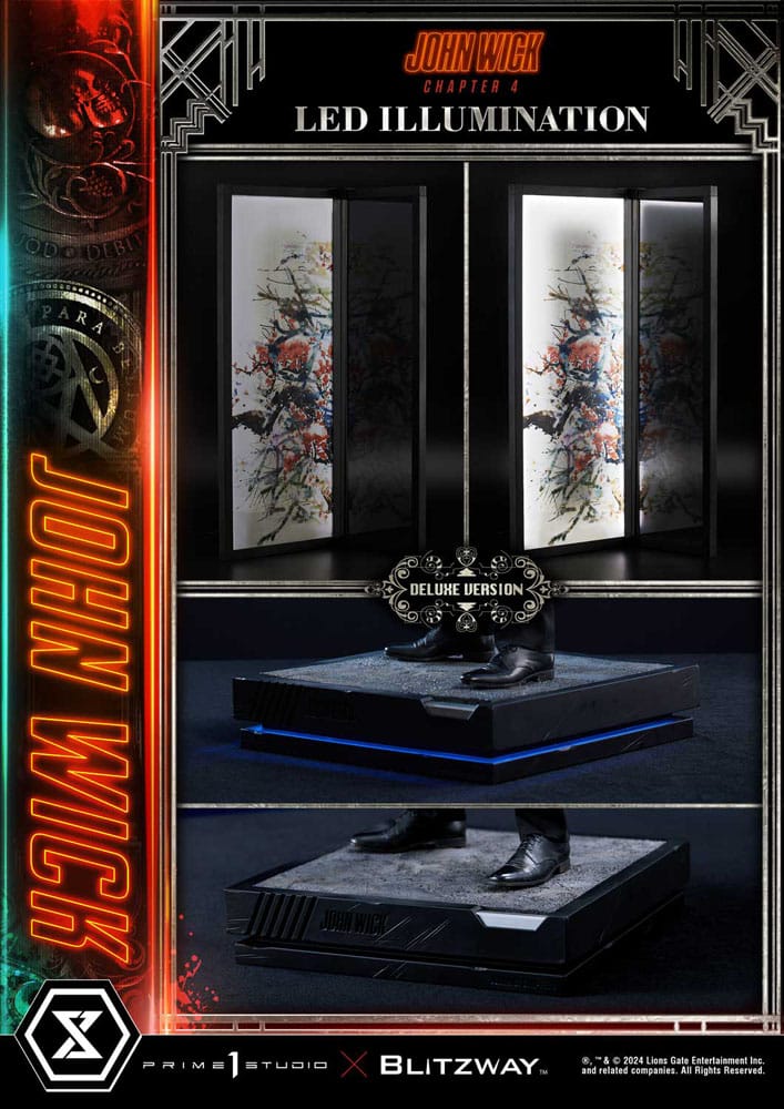 John Wick Chapter 4 Estatua Ultimate Premium Masterline Series 1/4 John Wick Deluxe Version 54 cm - Z POP Toys