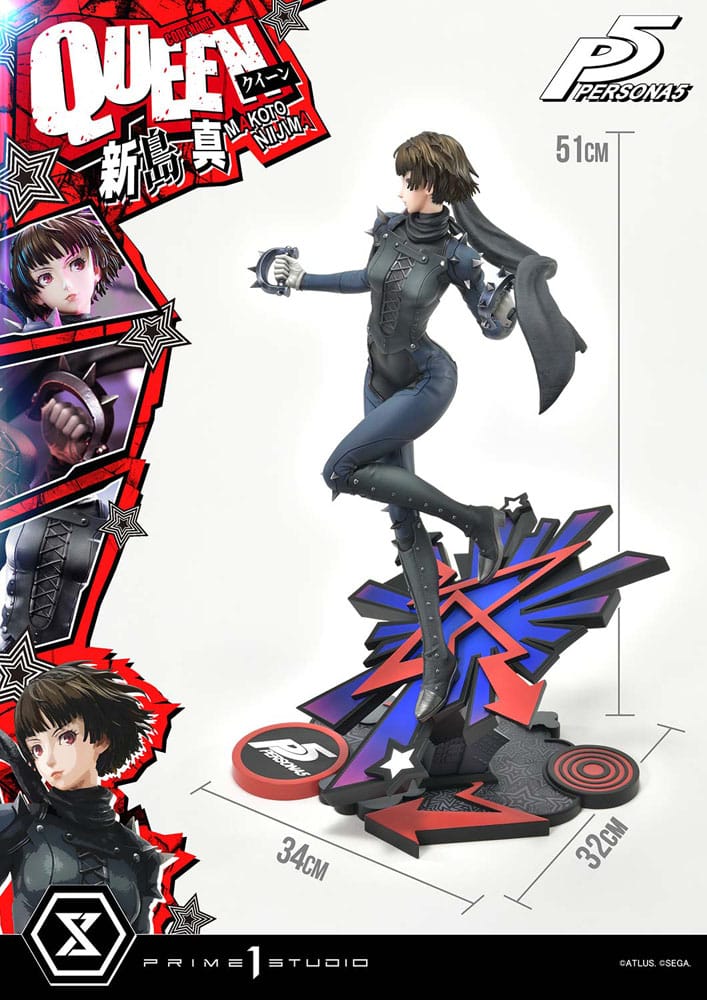 Persona 5 Estatua Premium Masterline Series 1/4 Makoto Niijima "Queen" Bonus Version 51 cm - Z POP Toys