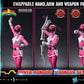 Mighty Morphin Power Rangers Premium Masterline Set de 5 Estatuas 1/4 Deluxe Bonus Version 62 cm