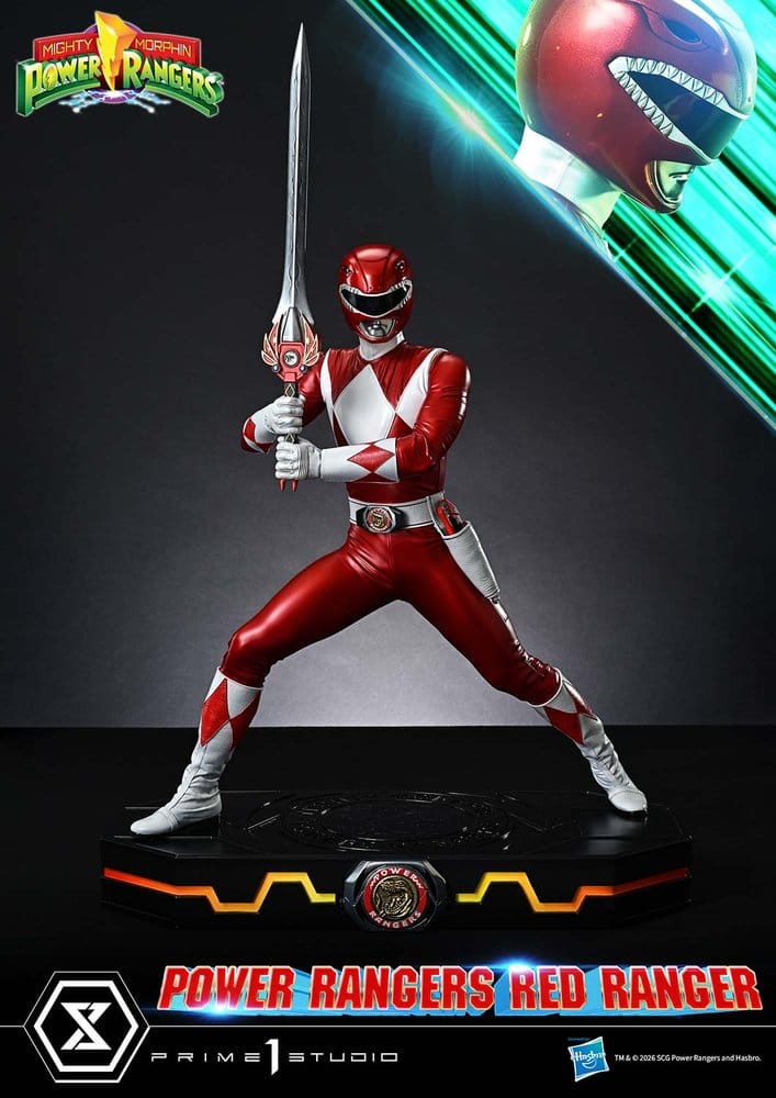 Mighty Morphin Power Rangers Premium Masterline Estatua 1/4 Red Ranger 62 cm