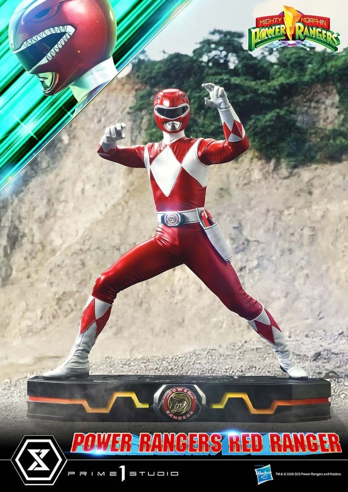 Mighty Morphin Power Rangers Premium Masterline Estatua 1/4 Red Ranger 62 cm