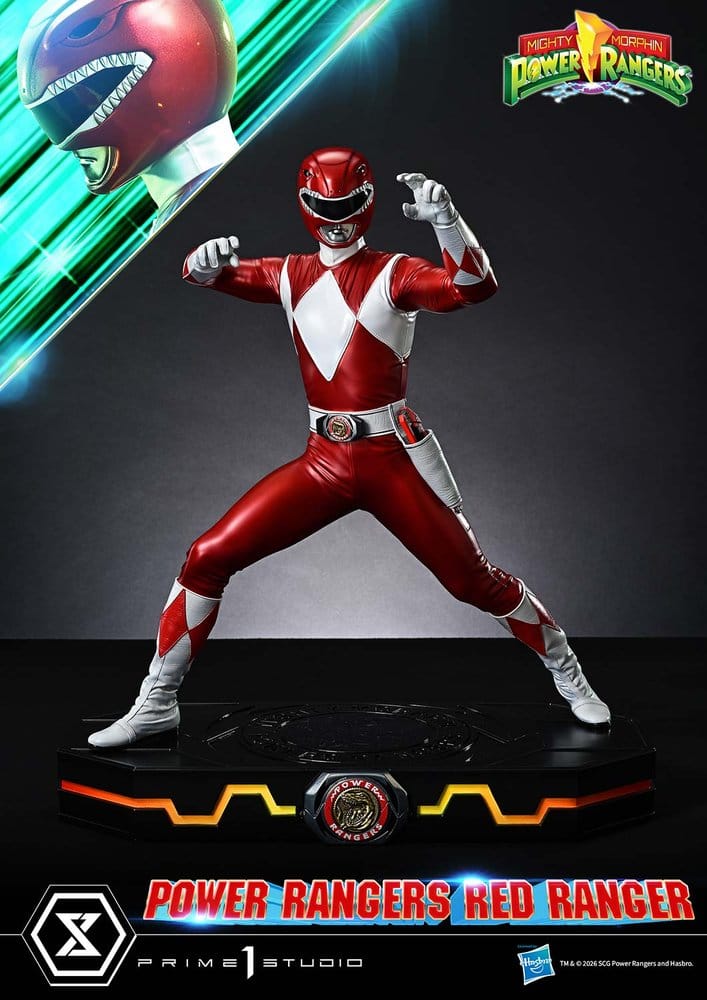 Mighty Morphin Power Rangers Premium Masterline Estatua 1/4 Red Ranger 62 cm