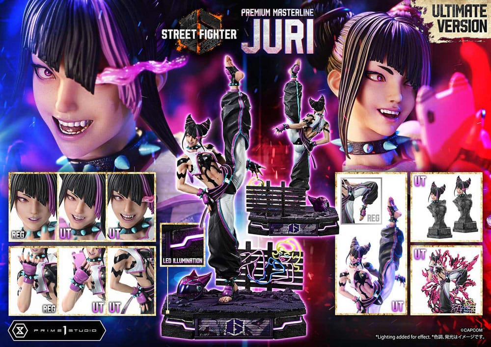 Street Fighter 6 Estatua Premium Masterline Series 1/4 Juri Ultimate Version 58 cm - Z POP Toys