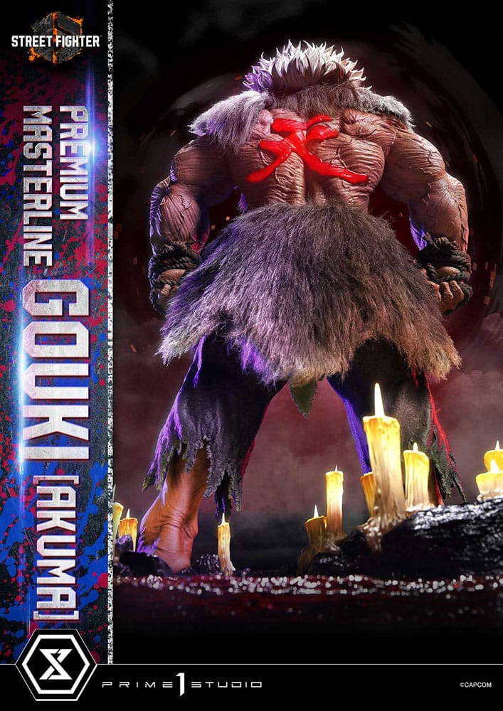 Street Fighter 6 Estatua Premium Masterline Series 1/4 Akuma Ultimate Version 60 cm - Z POP Toys