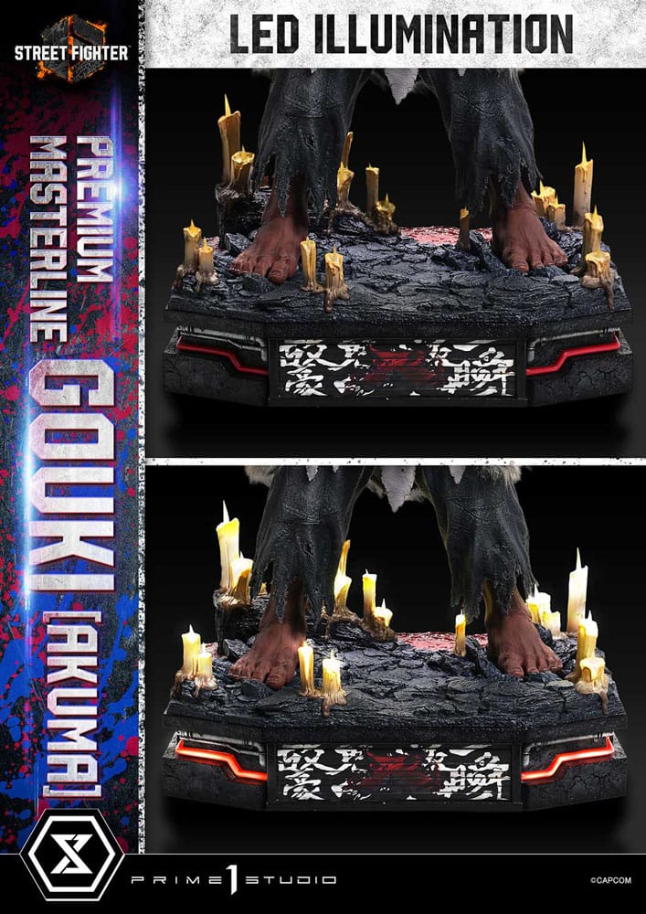 Street Fighter 6 Estatua Premium Masterline Series 1/4 Akuma Ultimate Version 60 cm - Z POP Toys