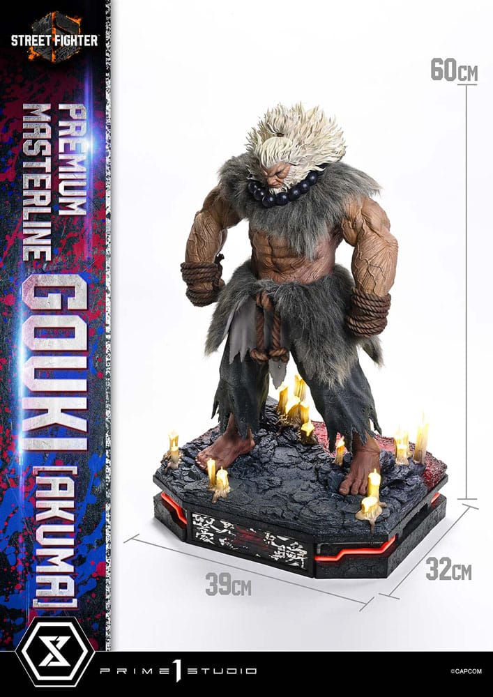Street Fighter 6 Estatua Premium Masterline Series 1/4 Akuma Ultimate Version 60 cm - Z POP Toys
