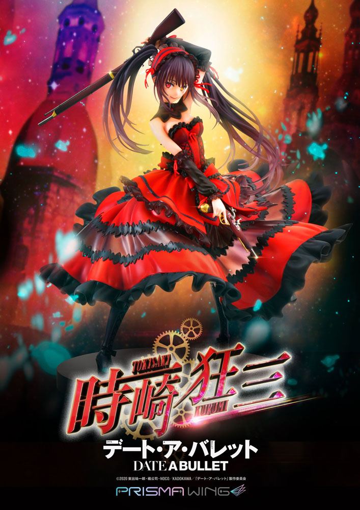 Date A Live Fragment: Date A Bullet Estatua PVC 1/7 Prisma Wing Kurumi Tokisaki 27 cm - Z POP Toys