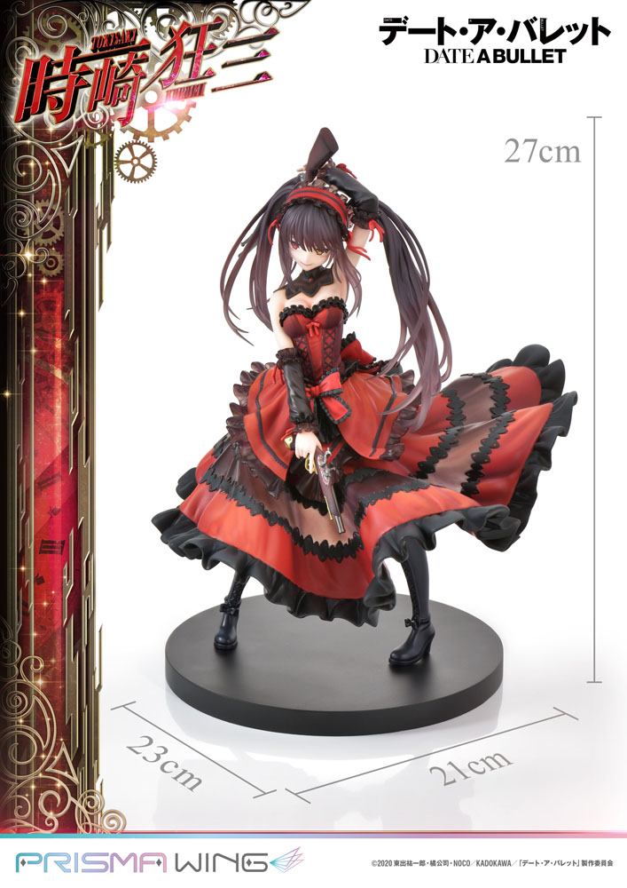 Date A Live Fragment: Date A Bullet Estatua PVC 1/7 Prisma Wing Kurumi Tokisaki 27 cm - Z POP Toys