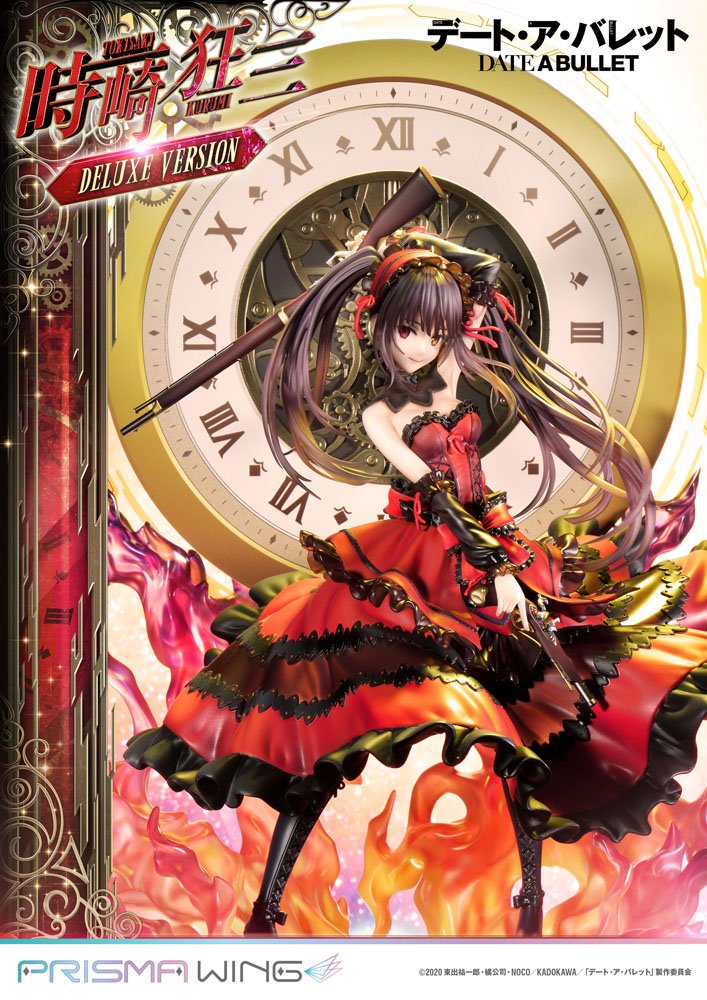 Date A Live Fragment: Date A Bullet Estatua PVC 1/7 Prisma Wing Kurumi Tokisaki Deluxe Version 37 cm - Z POP Toys