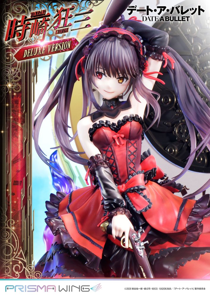 Date A Live Fragment: Date A Bullet Estatua PVC 1/7 Prisma Wing Kurumi Tokisaki Deluxe Version 37 cm - Z POP Toys
