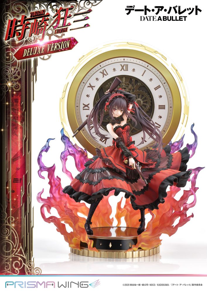Date A Live Fragment: Date A Bullet Estatua PVC 1/7 Prisma Wing Kurumi Tokisaki Deluxe Version 37 cm - Z POP Toys
