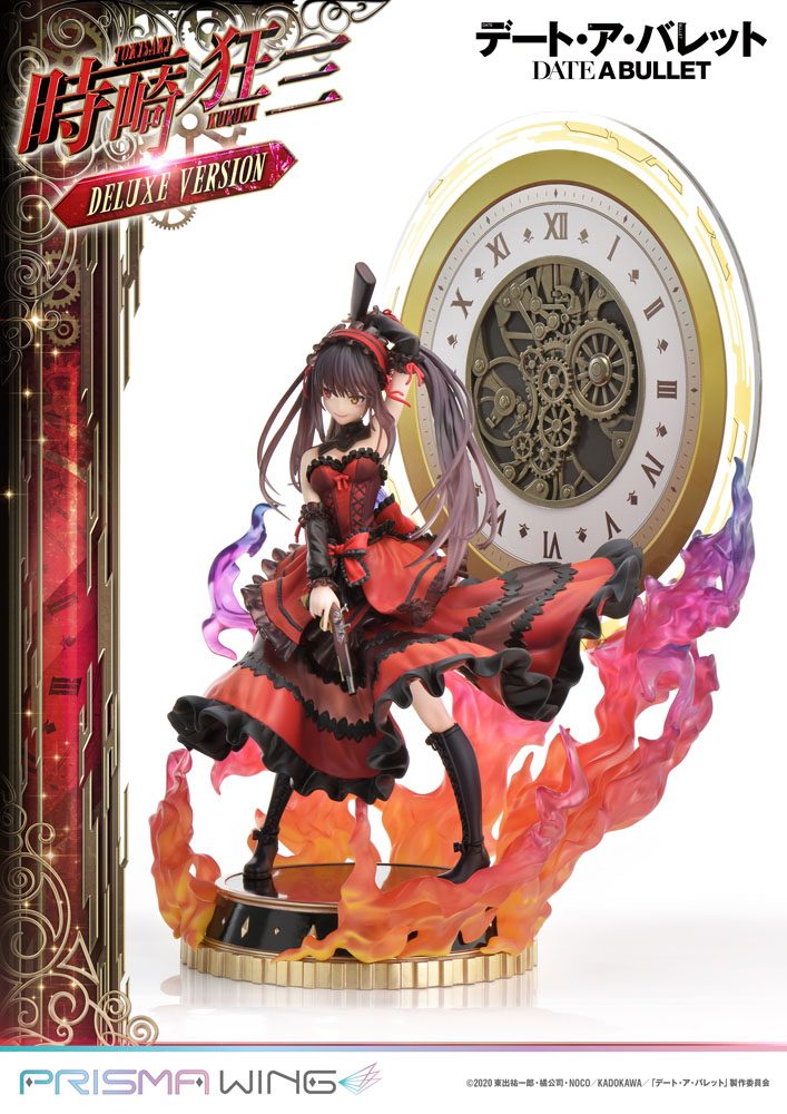 Date A Live Fragment: Date A Bullet Estatua PVC 1/7 Prisma Wing Kurumi Tokisaki Deluxe Version 37 cm - Z POP Toys