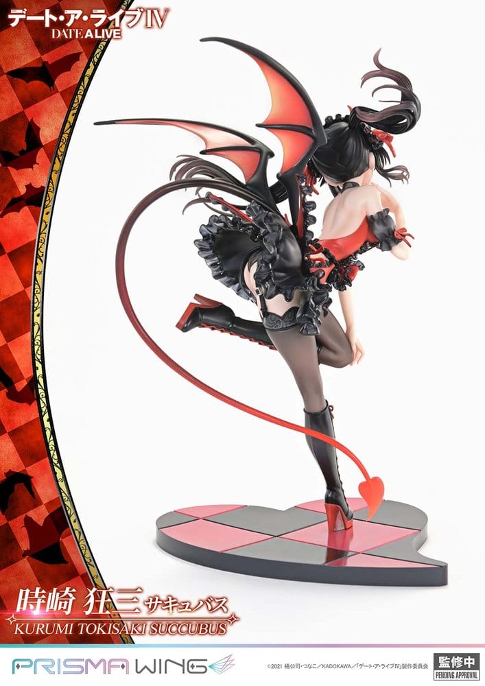 Date A Live Estatua PVC 1/7 Prisma Wing Kurumi Tokisaki succubus 25 cm