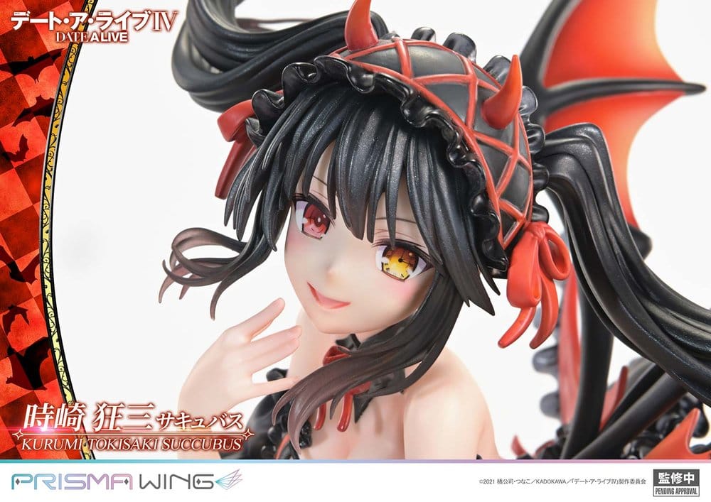 Date A Live Estatua PVC 1/7 Prisma Wing Kurumi Tokisaki succubus 25 cm