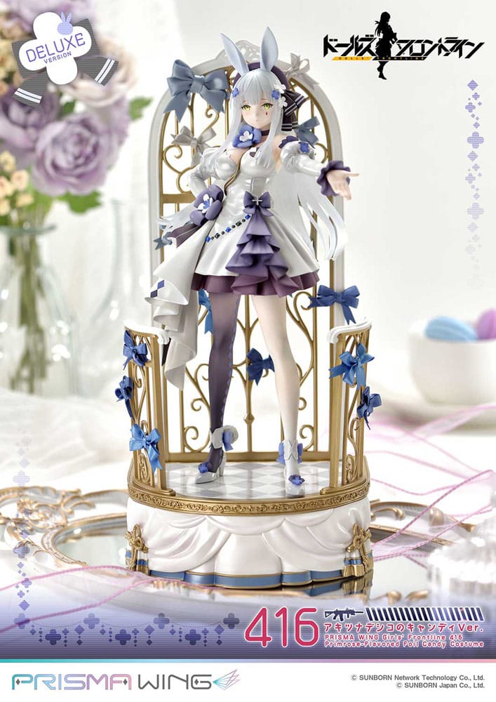 Girls' Frontline Estatua PVC 1/7 Prisma Wing Primrose-Flavored Foil Candy Costume Deluxe Version 25 cm - Z POP Toys