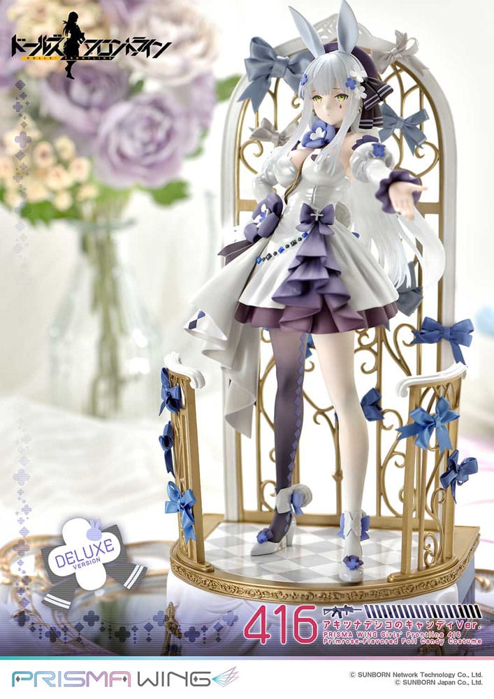 Girls' Frontline Estatua PVC 1/7 Prisma Wing Primrose-Flavored Foil Candy Costume Deluxe Version 25 cm - Z POP Toys