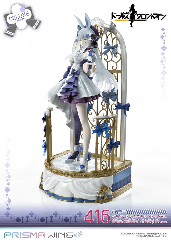 Girls' Frontline Estatua PVC 1/7 Prisma Wing Primrose-Flavored Foil Candy Costume Deluxe Version 25 cm - Z POP Toys