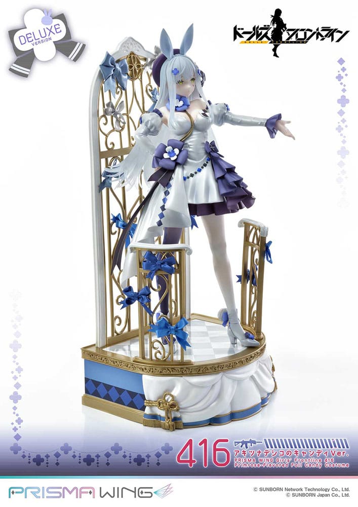 Girls' Frontline Estatua PVC 1/7 Prisma Wing Primrose-Flavored Foil Candy Costume Deluxe Version 25 cm - Z POP Toys