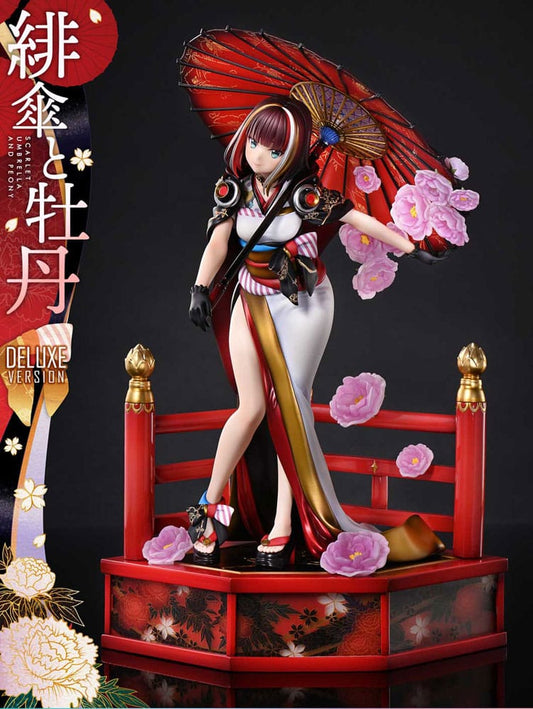 Original Illustration by Fuzichoco Estatua PVC 1/7 Prisma Wing Scarlet Umbrella And Peony Deluxe Version 32 cm - Z POP Toys