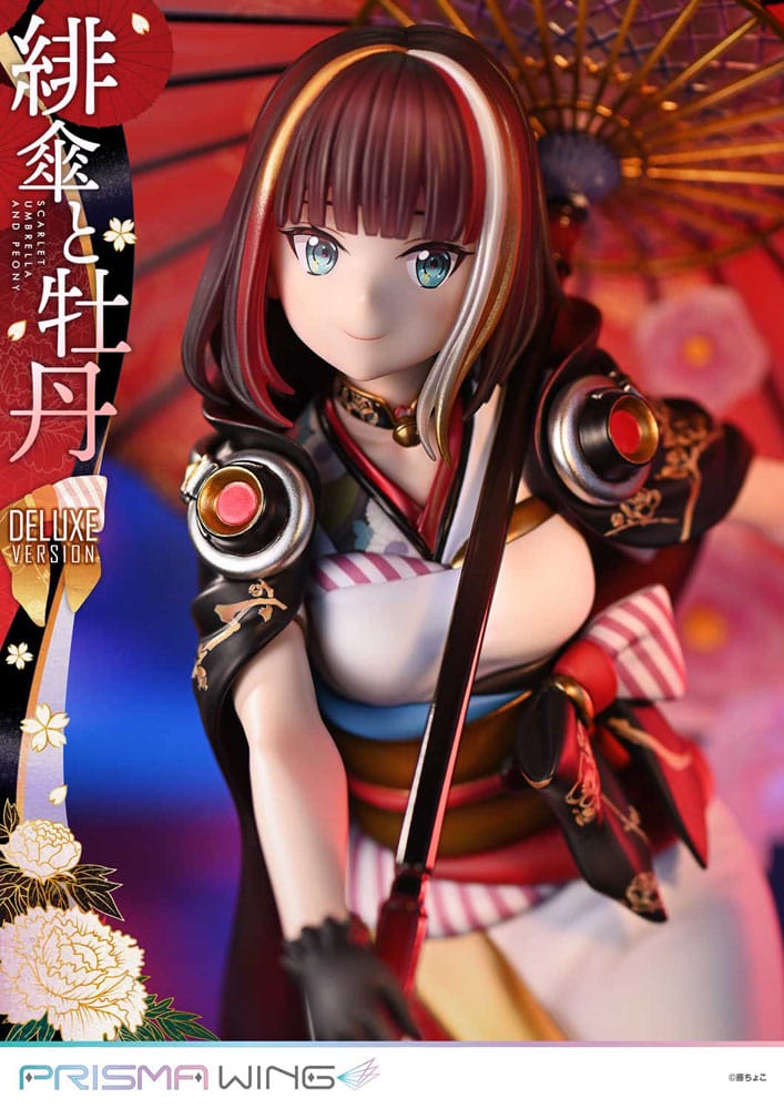 Original Illustration by Fuzichoco Estatua PVC 1/7 Prisma Wing Scarlet Umbrella And Peony Deluxe Version 32 cm - Z POP Toys