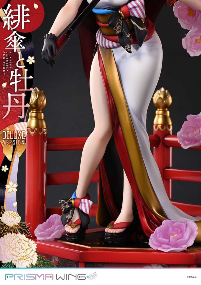 Original Illustration by Fuzichoco Estatua PVC 1/7 Prisma Wing Scarlet Umbrella And Peony Deluxe Version 32 cm - Z POP Toys