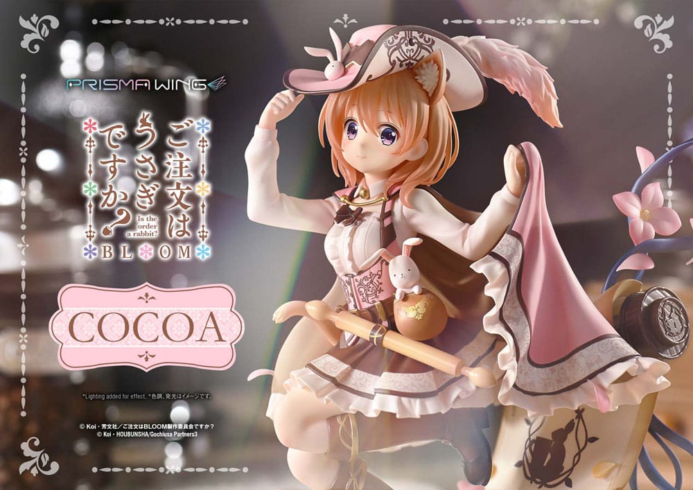 Is the Order a Rabbit? Bloom Estatua PVC 1/7 Prisma Wing Cocoa 21 cm