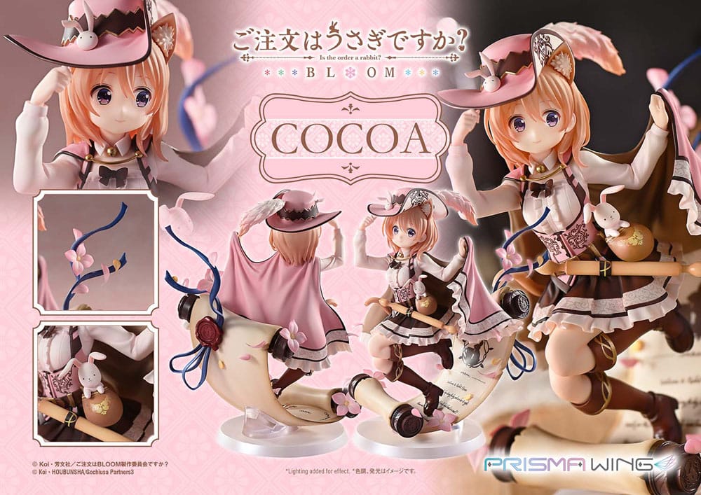 Is the Order a Rabbit? Bloom Estatua PVC 1/7 Prisma Wing Cocoa 21 cm