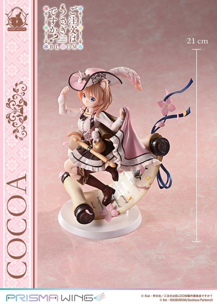 Is the Order a Rabbit? Bloom Estatua PVC 1/7 Prisma Wing Cocoa 21 cm