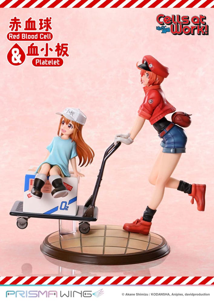 Cells at Work Estatua PVC Red Blood Cell & Platelet  26 cm - Z POP Toys