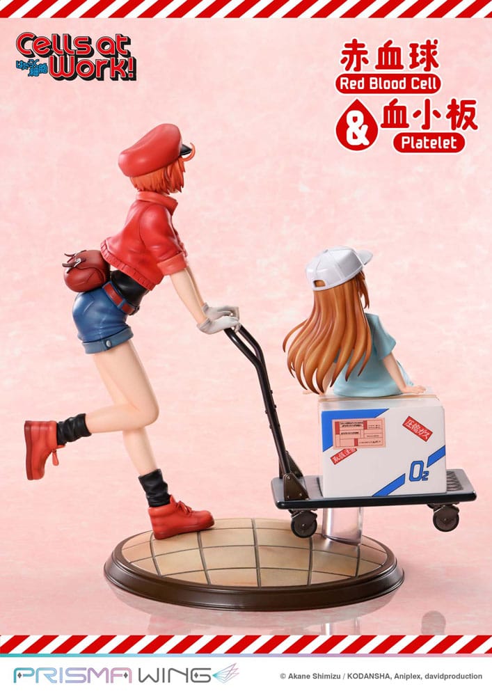 Cells at Work Estatua PVC Red Blood Cell & Platelet  26 cm - Z POP Toys