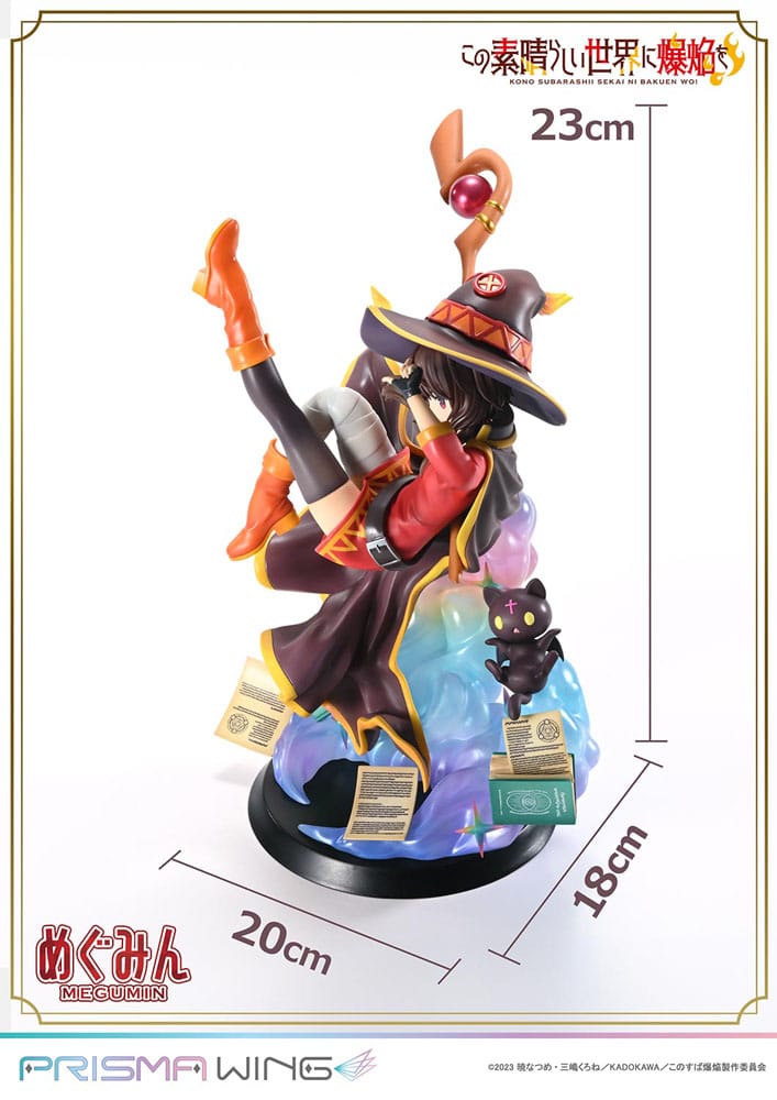 Konusuba - An Explosion on This Wonderful World! Estatua PVC 1/7 Prisma Wing Megumin 23 cm - Z POP Toys