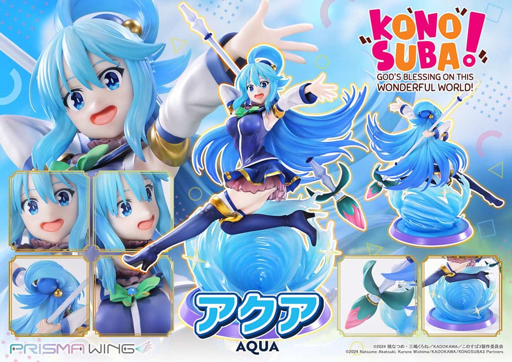 Konusuba - God's blessing on this wonderful world! Estatua PVC 1/7 Prisma Wing Aqua 24 cm - Z POP Toys