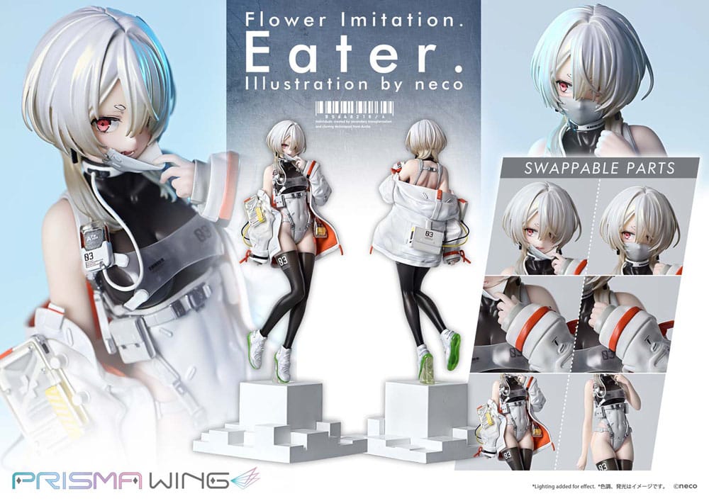 Flower Imitation Estatua PVC 1/7 Prisma Wing Eater Illustration by neco 32 cm - Z POP Toys
