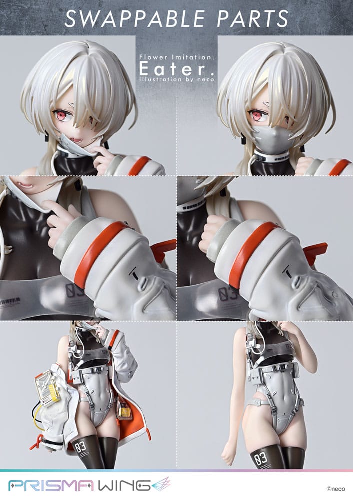 Flower Imitation Estatua PVC 1/7 Prisma Wing Eater Illustration by neco 32 cm - Z POP Toys