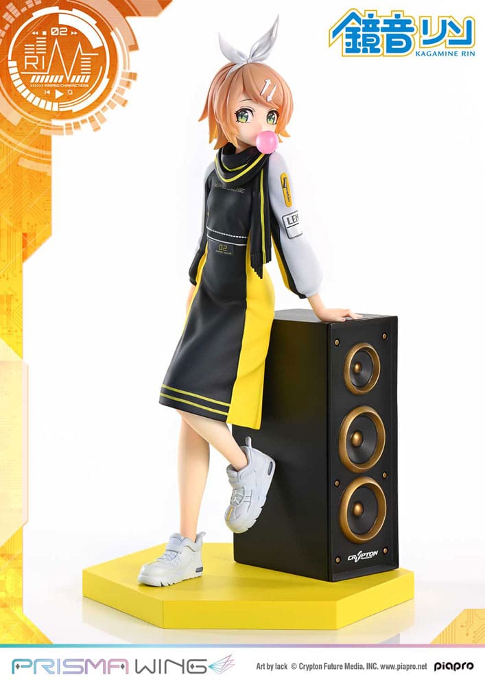 Vocaloid Estatua PVC 1/7 Prisma Wing Piapro Characters Kagamine Rin (Art by lack) 21 cm - Z POP Toys