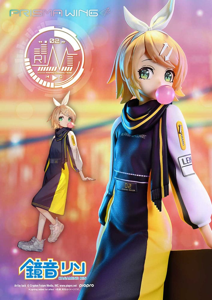 Vocaloid Estatua PVC 1/7 Prisma Wing Piapro Characters Kagamine Rin (Art by lack) 21 cm - Z POP Toys